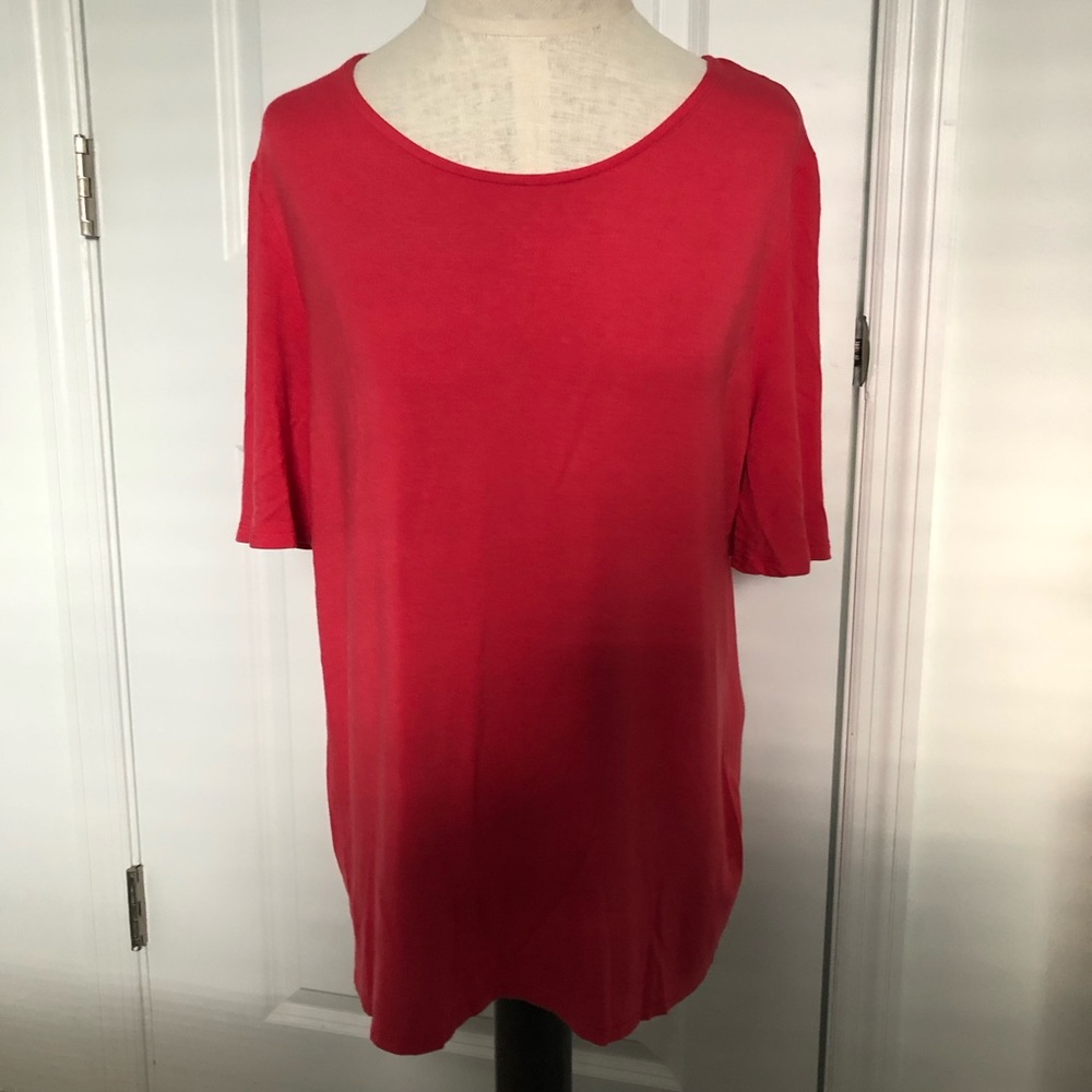 Chico’s Coral Soft Knit Tee